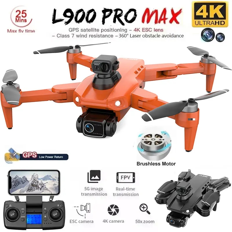 Drone Camera Professional - L900 Pro MAX GPS-drone 4K Professionele