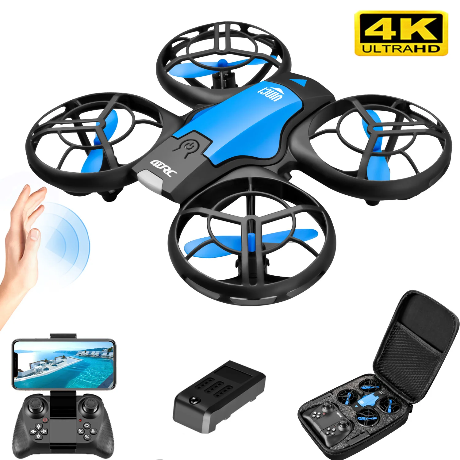 Drone Camera Hd - V8 Nieuwe Mini Drone 4K Professionele